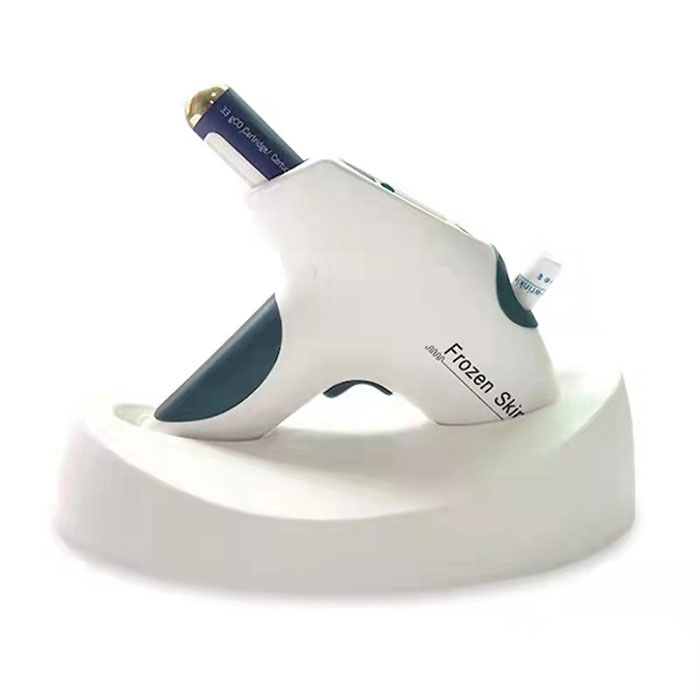 Frozen skin cooling skin gun